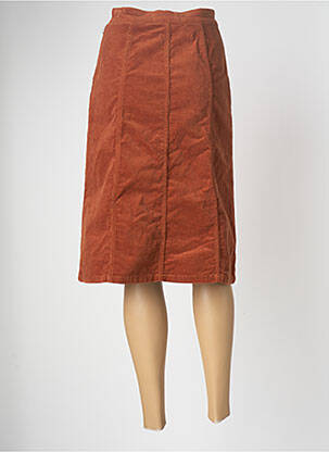 Jupe mi-longue marron LE FABULEUX MARCEL DE BRUXELLES femme