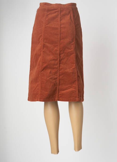 Jupe mi-longue marron LE FABULEUX MARCEL DE BRUXELLES pour femme