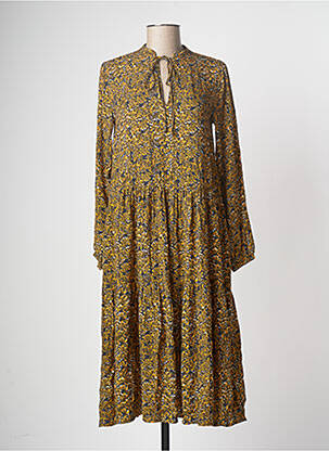 Robe mi-longue jaune LE FABULEUX MARCEL DE BRUXELLES femme