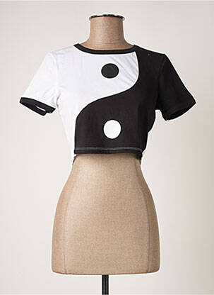 T-shirt noir NEON & NYLON femme