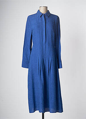 Robe longue bleu MANGO pour femme