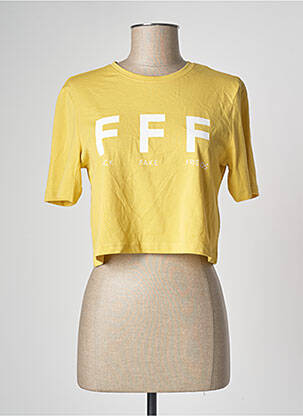 T-shirt jaune ONLY femme