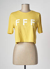 T-shirt jaune ONLY pour femme seconde vue