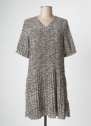 Robe courte beige VERO MODA femme