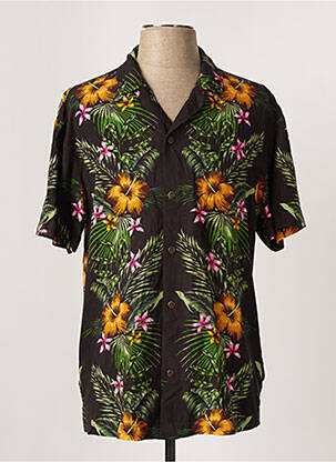 Chemise manches courtes noir SCOTCH & SODA homme