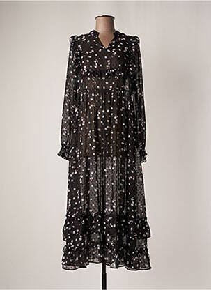 Robe mi-longue noir VERO MODA femme