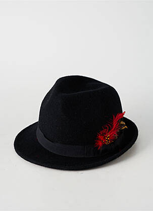 Chapeau noir ASTRID BLACK LABEL femme