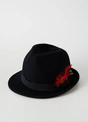 Chapeau noir ASTRID BLACK LABEL pour femme seconde vue