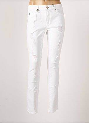 Jeans coupe slim blanc ONLY femme