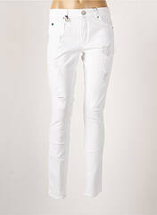 Jeans coupe slim blanc ONLY pour femme seconde vue