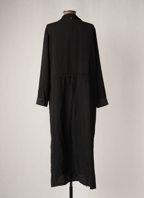 Robe mi-longue noir AMELIE & AMELIE pour femme