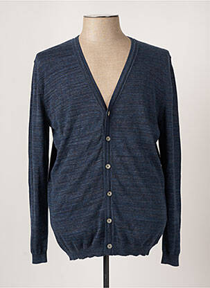 Gilet manches longues bleu TOM TAILOR homme
