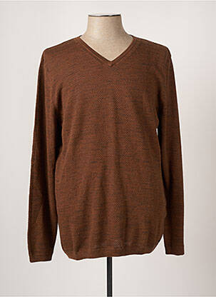 Pull marron TOM TAILOR homme