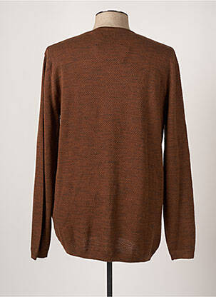 Pull marron TOM TAILOR homme