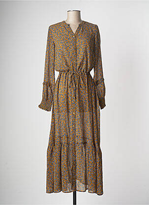 Robe longue marron FRANSA femme