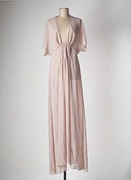 Robe longue rose MANGO femme