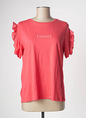 T-shirt rouge MANGO pour femme