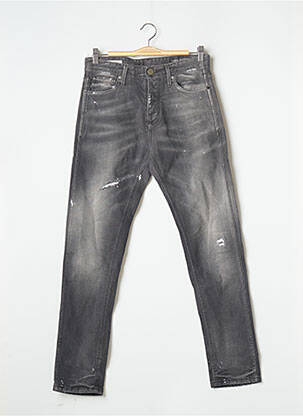 Jeans coupe slim noir JACK & JONES pour homme