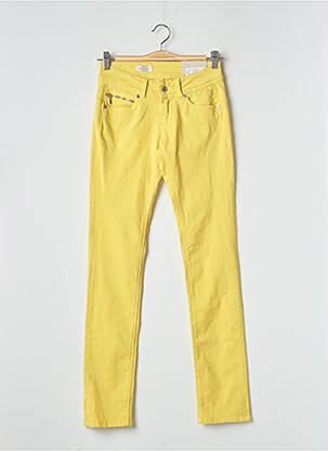 Pantalon slim jaune PEPE femme