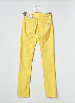 Pantalon slim jaune PEPE femme