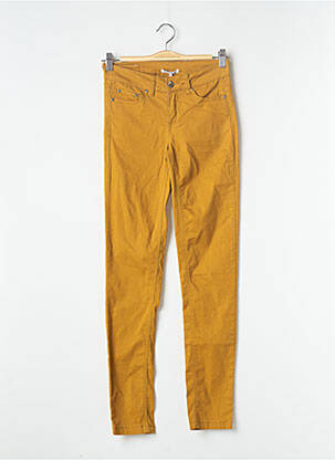 Pantalon slim jaune LES P'TITES BOMBES femme