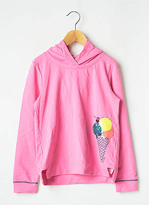 Sweat-shirt à capuche rose S.OLIVER pour fille
