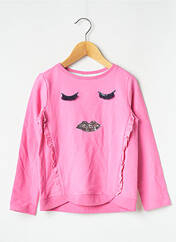 Sweat-shirt rose S.OLIVER pour fille seconde vue