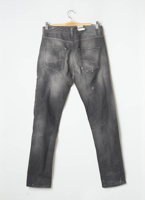 Jeans coupe slim noir JACK & JONES pour homme