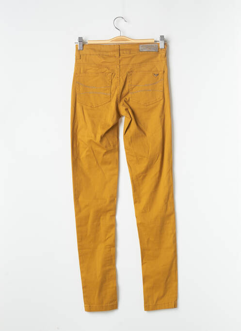 Pantalon slim jaune LES P'TITES BOMBES pour femme
