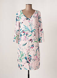 Robe mi-longue rose STREET ONE femme