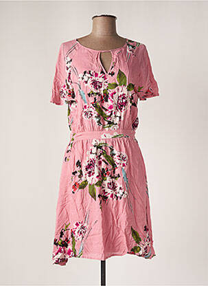 Robe mi-longue rose VILA femme