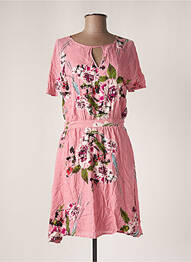 Robe mi-longue rose VILA femme