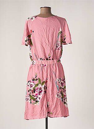 Robe mi-longue rose VILA femme