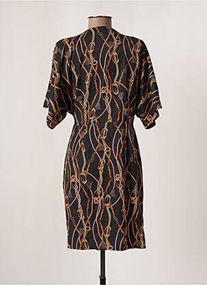 Robe mi-longue noir ASTRID BLACK LABEL femme