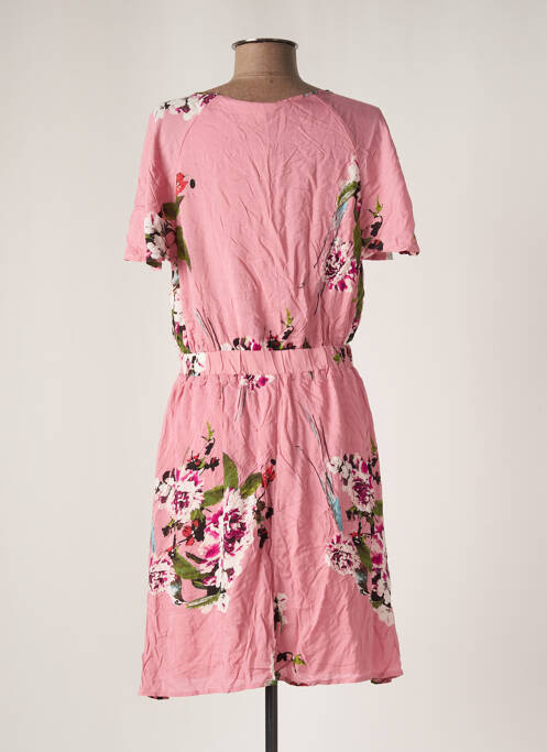 Robe mi-longue rose VILA pour femme