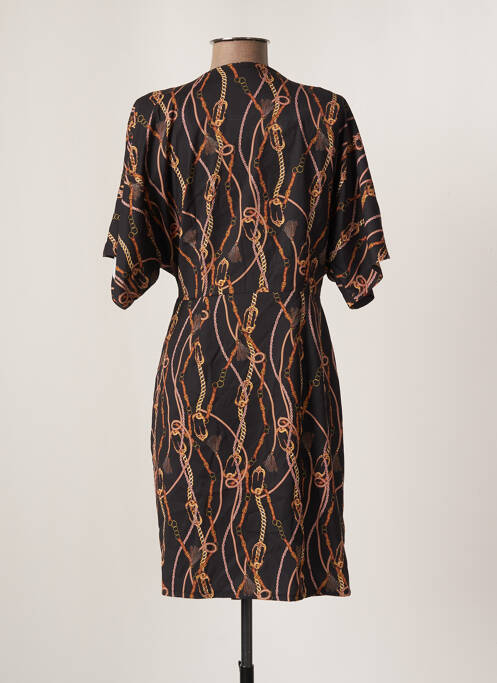 Robe mi-longue noir ASTRID BLACK LABEL pour femme