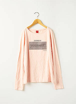 T-shirt rose S.OLIVER pour fille