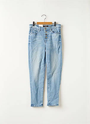 Jeans coupe slim bleu GUESS femme