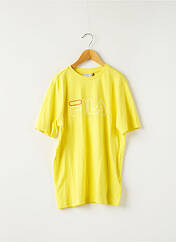 T-shirt jaune FILA pour garçon seconde vue
