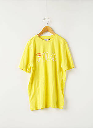 T-shirt jaune FILA pour garçon