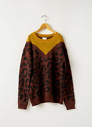 Pull marron ONLY pour fille