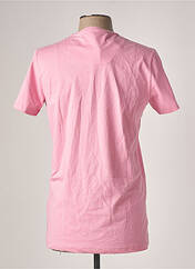 T-shirt rose R.EV 1703 BY REMCO EVENPOEL  pour homme seconde vue