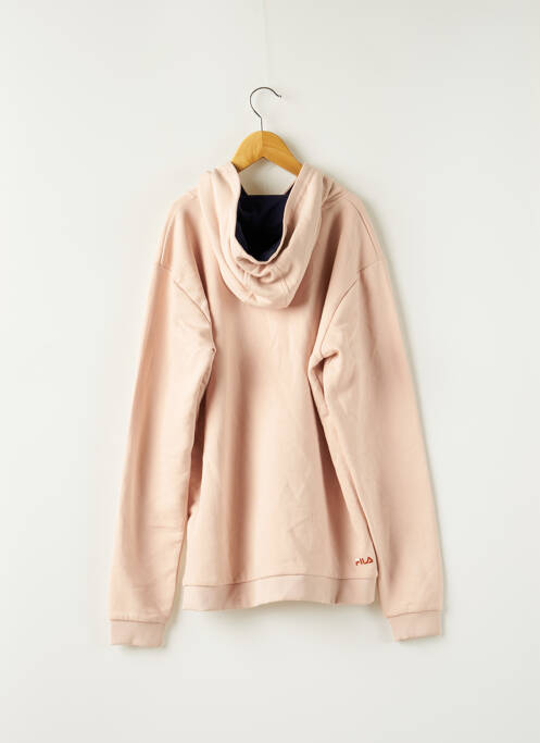Sweat-shirt à capuche rose FILA pour fille