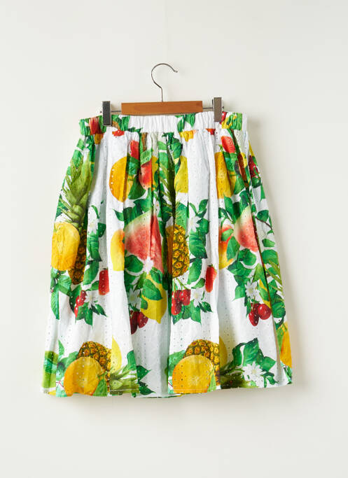 Jupe mi-longue blanc GUESS pour fille