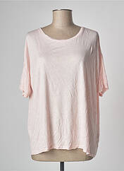 T-shirt rose BLEND SHE pour femme seconde vue