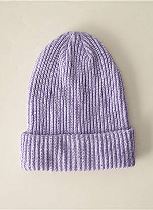 Bonnet violet PIECES femme