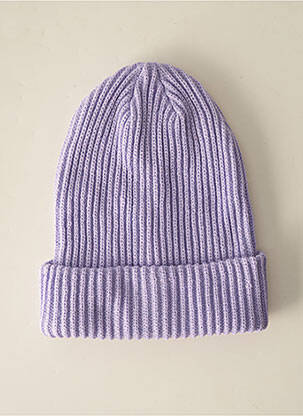 Bonnet violet PIECES femme