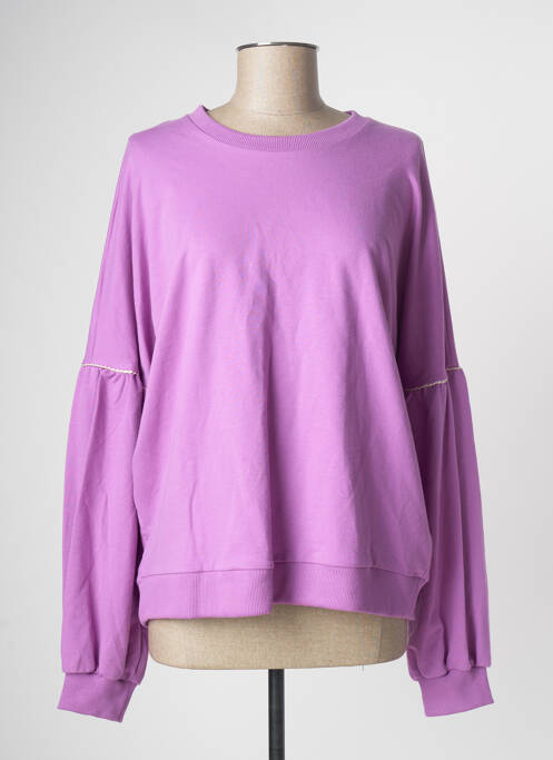 Sweat-shirt violet EDC pour femme