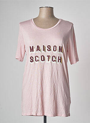 T-shirt rose SCOTCH & SODA femme
