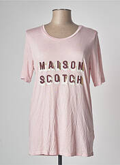 T-shirt rose SCOTCH & SODA pour femme seconde vue